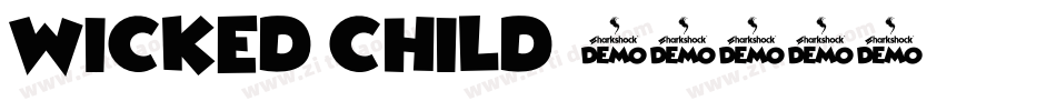 wicked child字体转换